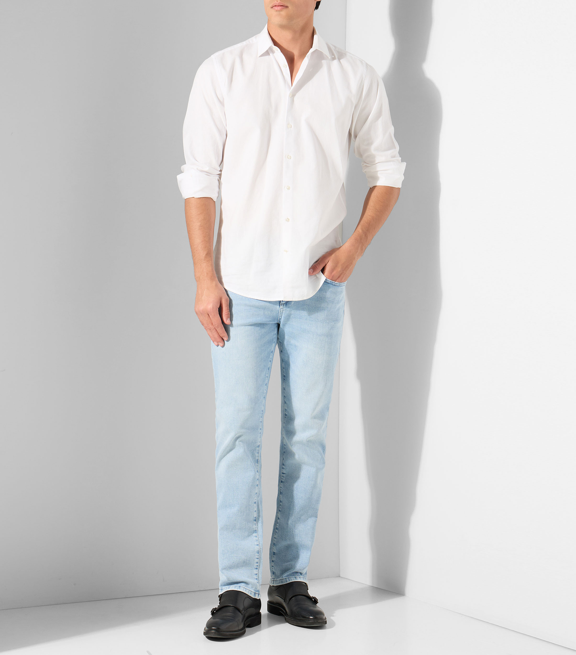 Jeans de corte straight Hombre